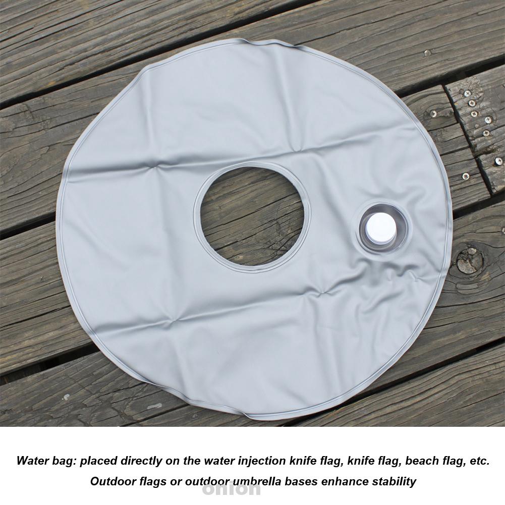 Tools Foldable Portable Umbrella Filling Patio Beach 7l Grey Water Weight Bag Shopee Indonesia