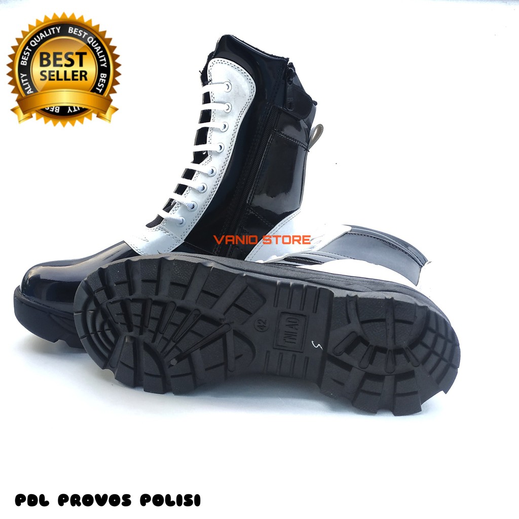 SEPATU PDL DINAS TNI AD POLISI SECURITY SATPAM BANSER PROVOS SEPATU BOOTS PDL BEST QUALITY