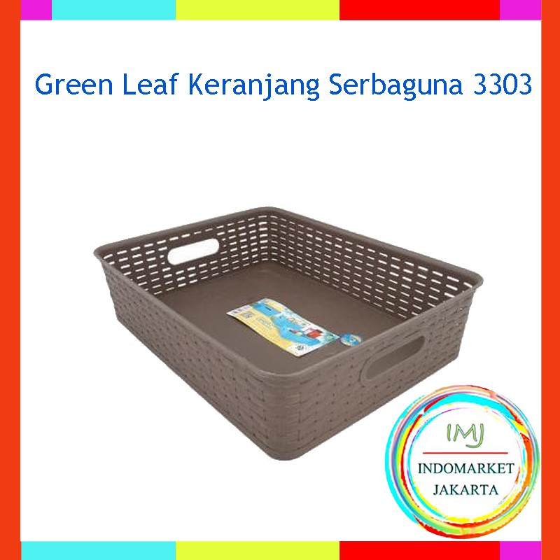 Green Leaf Keranjang Serbaguna - Container Box Mini Dorota GL3303 - IMJ