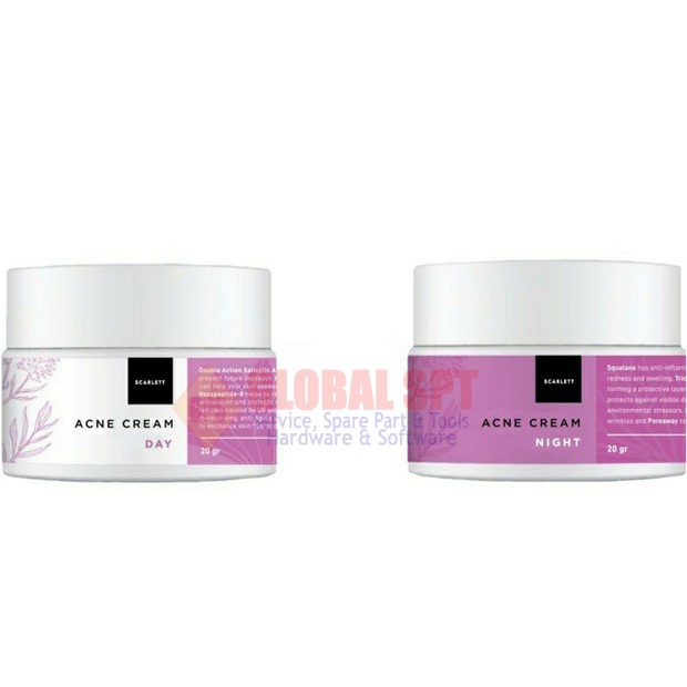 SCARLETT WHITENING ACNE NIGHT CREAM / ACNE DAY CREAM