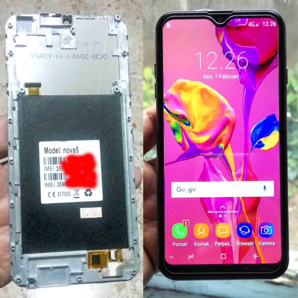 Jual LCD Touchscreen Fullset HP Welcome Nova 5 Nova5 LCD Normal Mulus