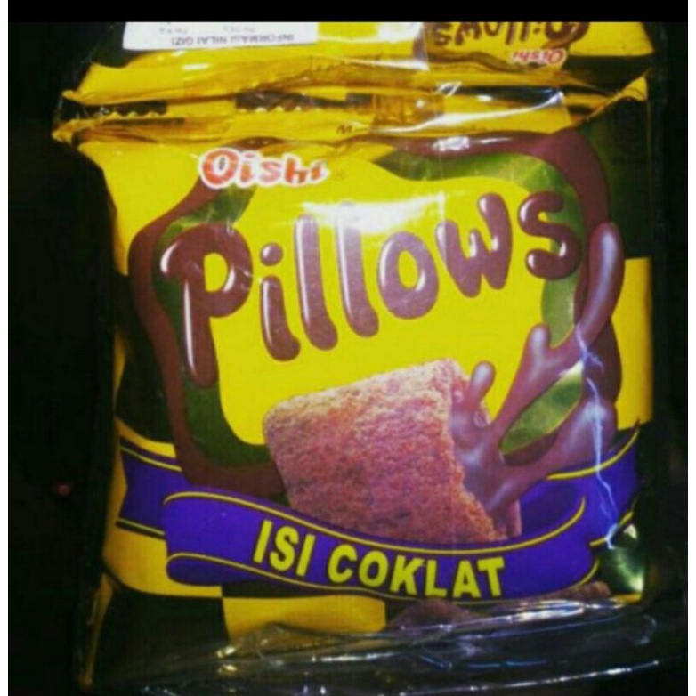 

Pillow snack rasa coklat 1 renteng isi 10 bungkus