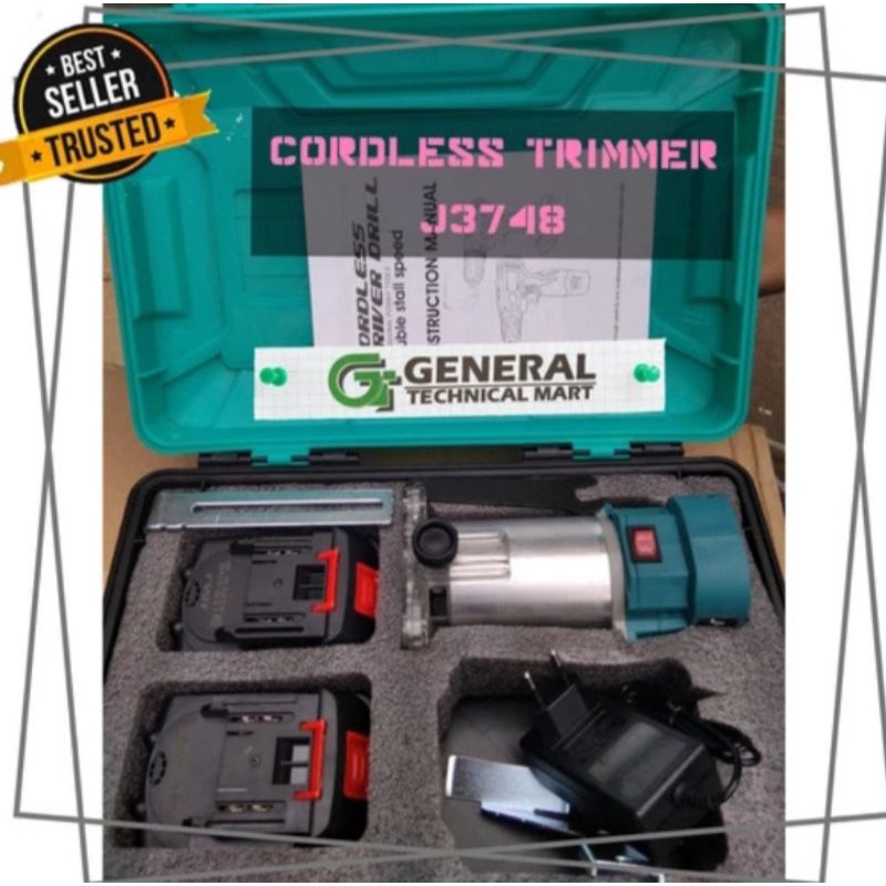 Mesin Router Trimmer J3748 Profile Baterai Cordless JLD
