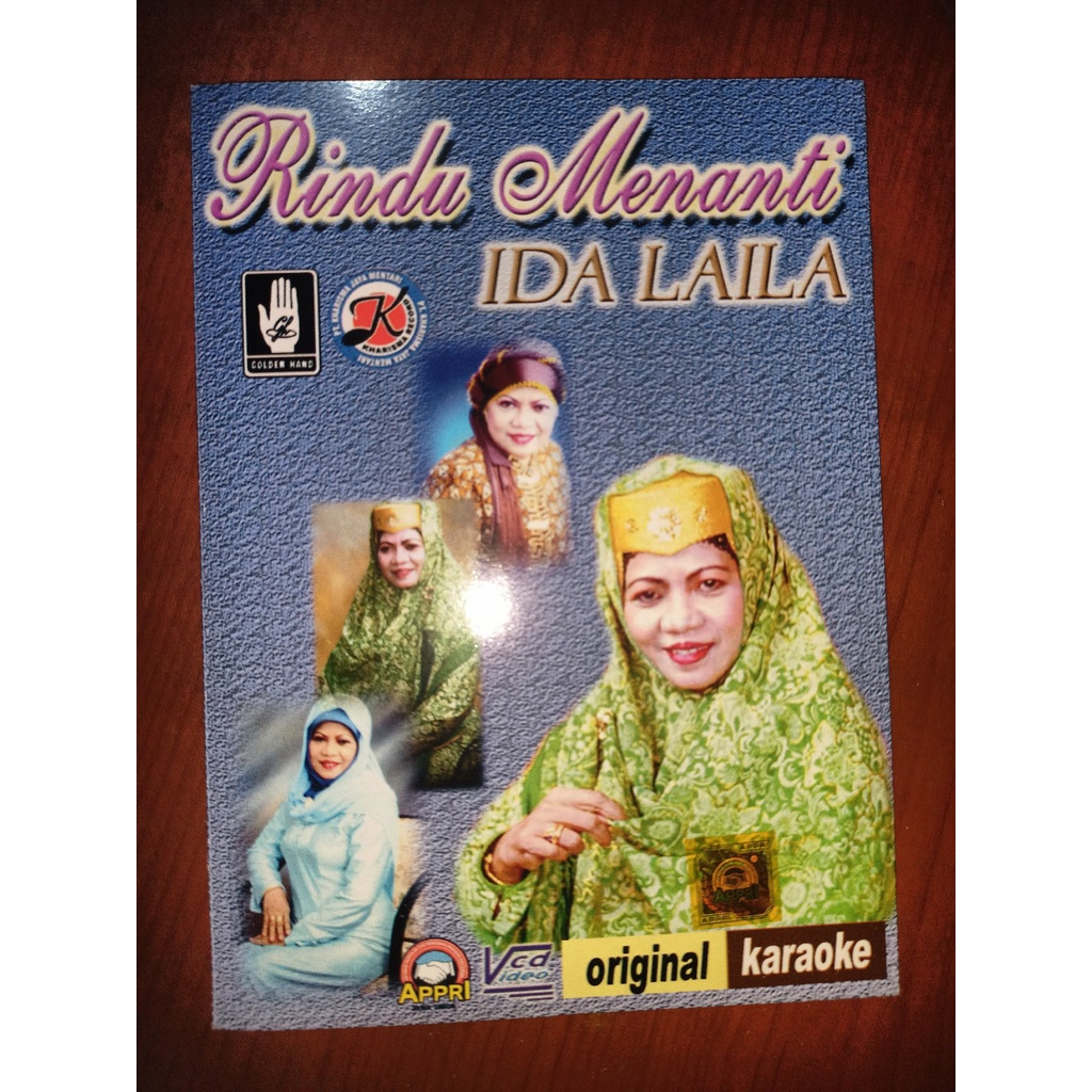 VCD ORIGINAL KARAOKE IDA LAILA bersama OM.AWARA " RINDU MENANTI " Prod.kharisma record