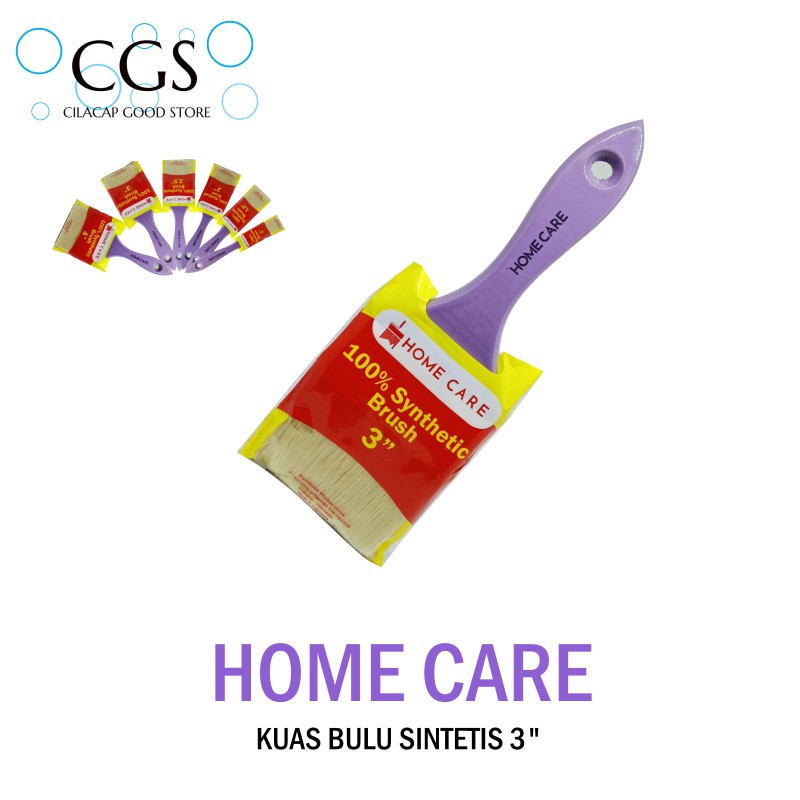 

Kuas HOME CARE 3 in - kuas cat - kuas bulu sintetis - kuas makanan - kuas cat kayu - kuas cat besar - kuas cat tembok - kuas makanan tahan panas - kuas tembok - kuas tembok besar - kuas tembok bulu putih