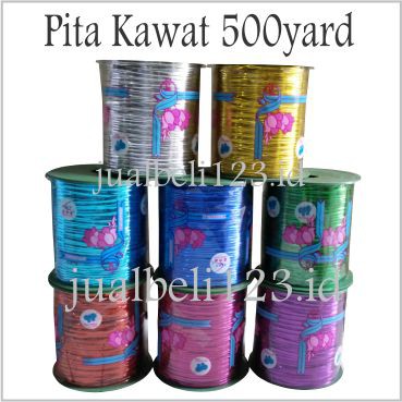 Kawat Pita Souvenir Metalik gulungan Besar