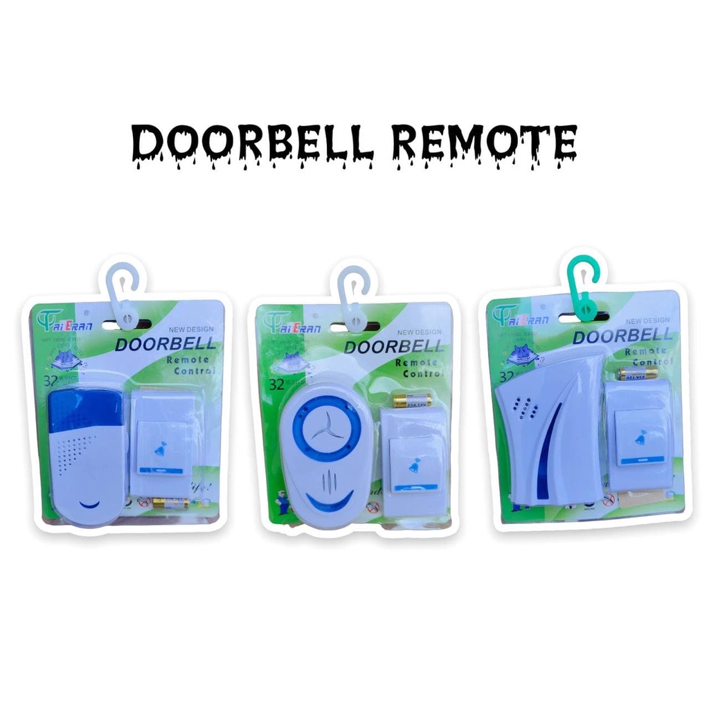 Jual BEL PINTU ALARM RUMAH / DOORBELL REMOTE CONTROL | Shopee Indonesia