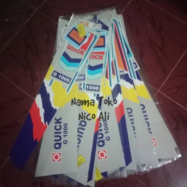 

Stiker quick g1000