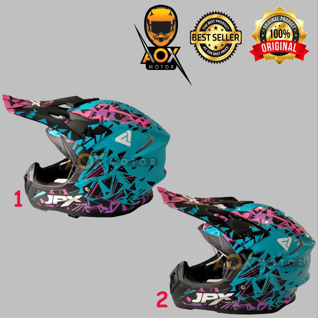 Helm JPX Cross X33 Lattice (Ongkir 2kg)