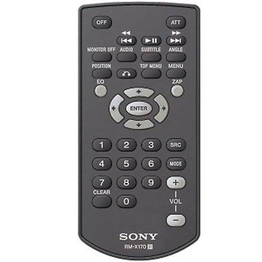 Remote Control SONY Double Din Head Unit TV Mobil Remot Tape