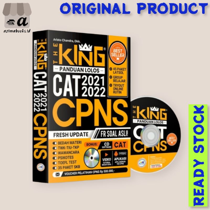 BUKU THE KING PANDUAN LOLOS CAT CPNS 2021 2022 BUKU CAT CPNS 2021 2022