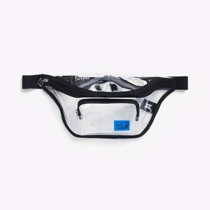 READY STOCK OFFICIAL BTS MOTS MERCH - WAIST BAG PVC