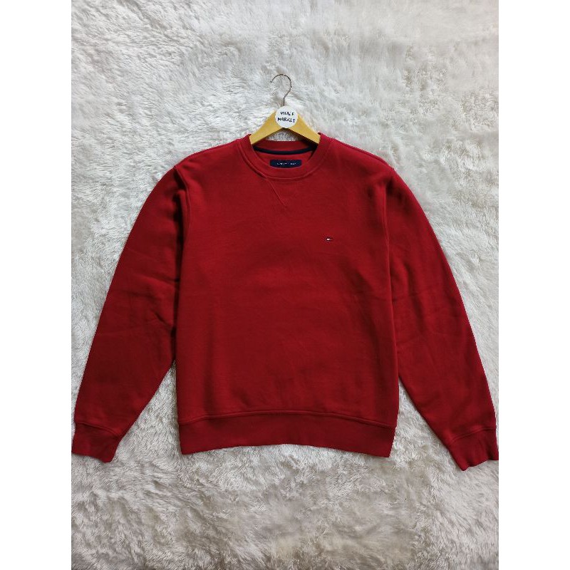 Tommy Hilfiger Crewneck in Maroon