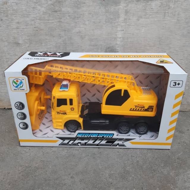 RC CAR TRUK TANGGA BATRE EDUKASI MAINAN MOBIL REMOTE CONTROL ANAK