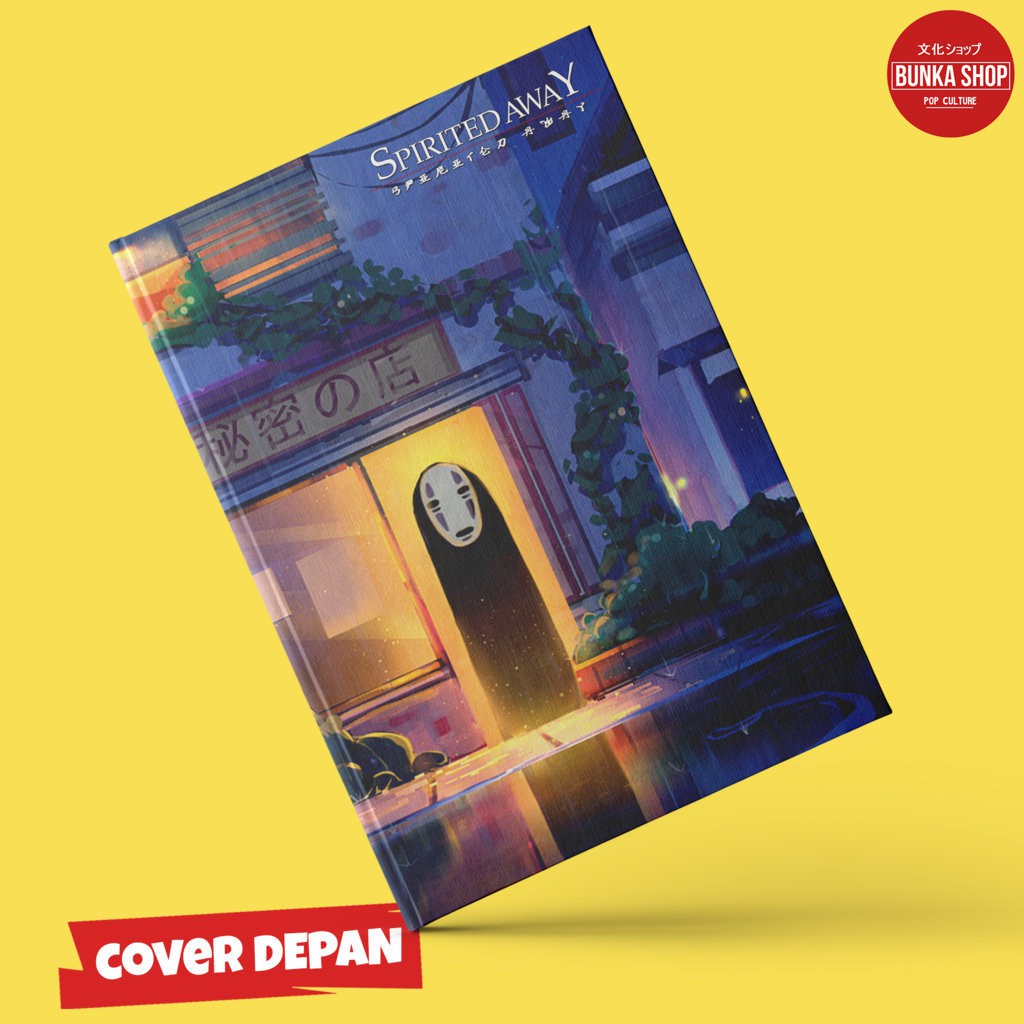 

Note Book Hardcover Anime Spirited Away No Face Kaonashi Ukuran A5 Buku Tulis Catatan Note Agenda Jurnal Agenda Planner Notebook Gift Couple