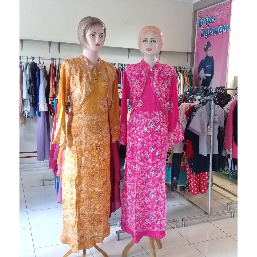 Gamis Aini Batik Rompi