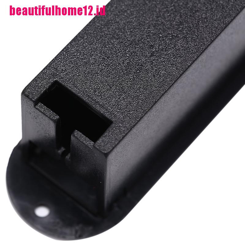 Kotak case holder Baterai pickup 9v Warna Hitam Untuk Gitar bass