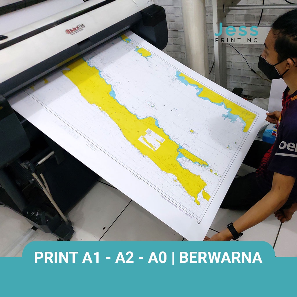 

Cetak Print A1 A2 A0 Hvs Full Color | Cocok Untuk Print Peta
