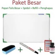 

Paket Lengkap Papan Tulis Besar. Spidol + Refill + Penghapus
