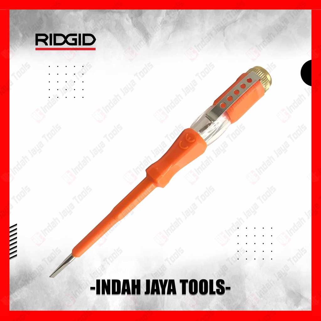 RIDGID Obeng Tespen 100V - 500V Test Pen Tes Pen Listrik