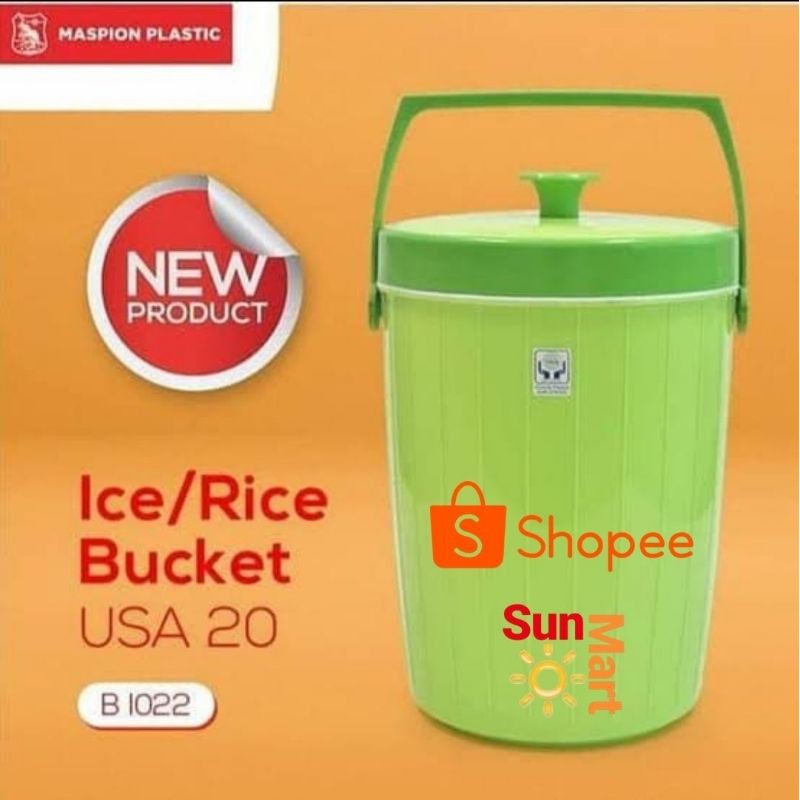 Rice bucket Maspion 20 lt / Ice bucket 20 Liter