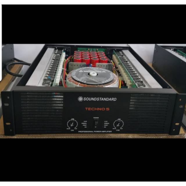 POWER AMPLIFIER SOUNDSTANDAR TECHNO5/TECHNO 5 GENERASI BARU