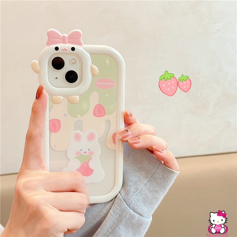 Soft Case TPU Motif Kelinci Beruang Untuk Samsung A51 A52s A50s A13 A03 A12 A32 A22 A23 A53 A52 A73 A02s A50 A03s A21s A71 A11 A33