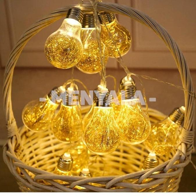 Lampu Bulb - Festoon Fairy Light - Lampu Tumblr - Lampu Dop LED