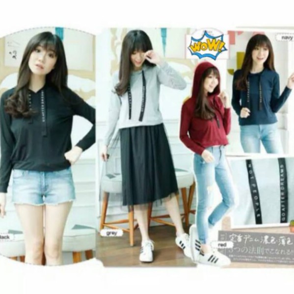 RX FASHION - HOODIE LETTER / SWEATER TALI TULIS | SWEATER SELLA - 1R-4