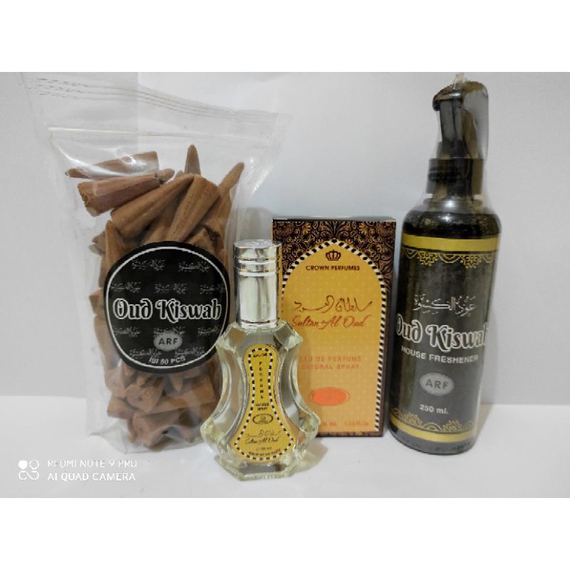 fresner pengharum ruangan oud kiswah parfum arrafif sulton al oud buhur kerucut oud kiswah