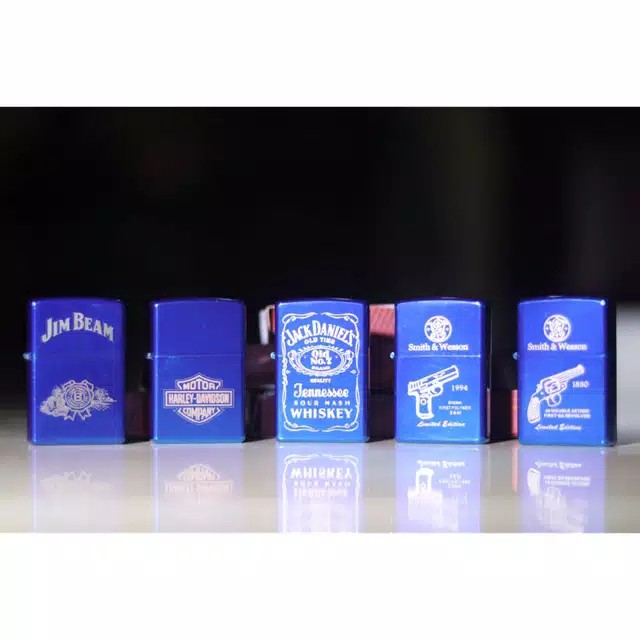 Korek Zippo Blue RJ690 Korek zippo motif Blue Ice