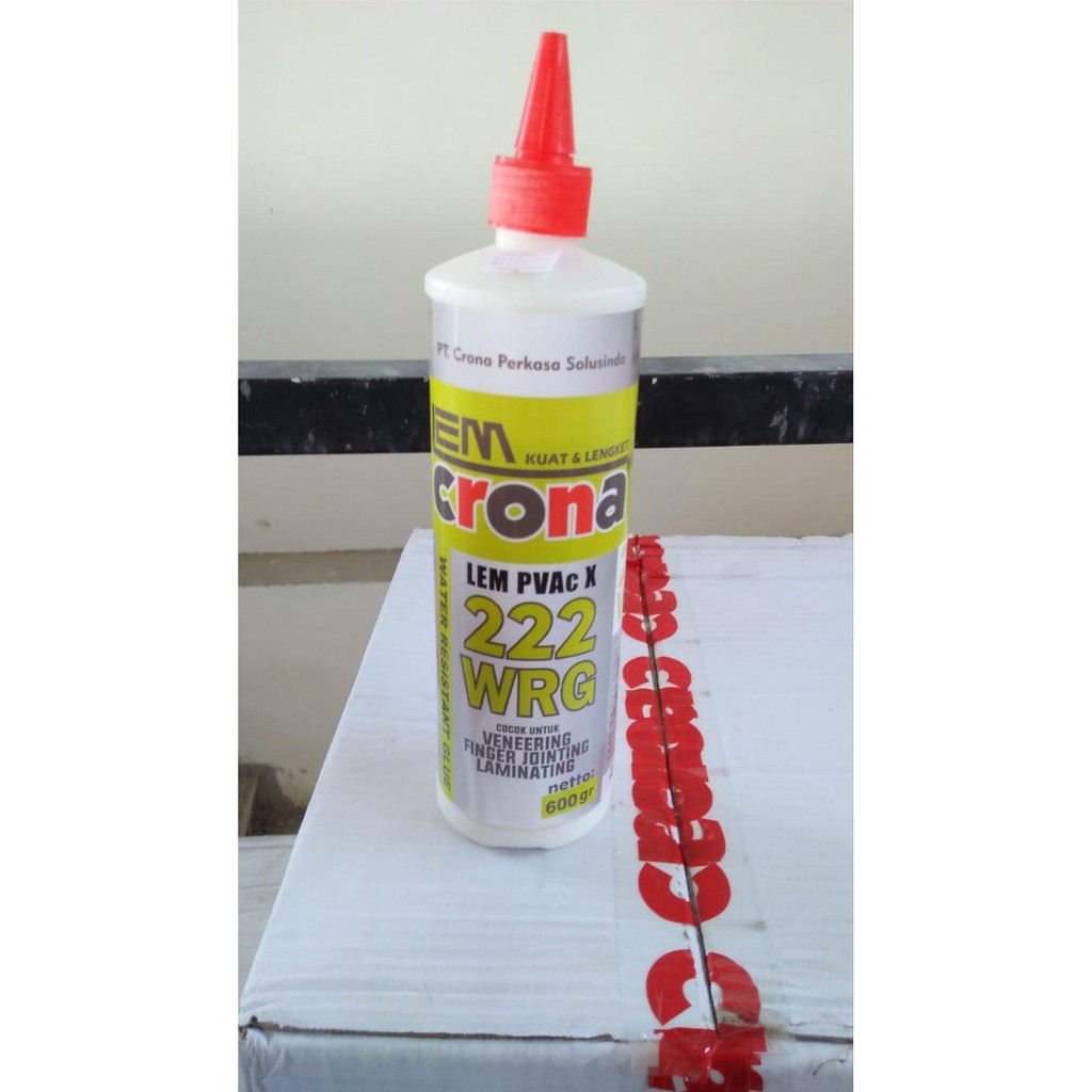 

Lem Kayu Crona 222 Water Resistant Glue 600 GR