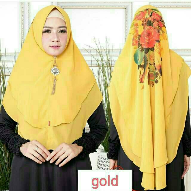 Khimar Printing Jumbo Pinguin