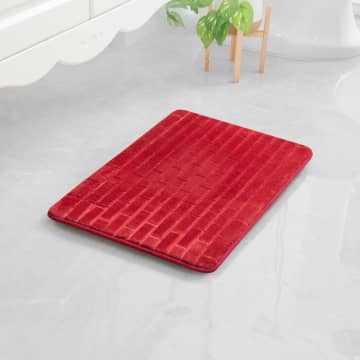 ACE HARDWARE Keset kamar mandi bathmat bata empuk Set 2pcs 40 x 60 cm / Arthome Set 2 Pcs Keset Kamar Mandi Foam Brick / KESET ANTI SELIP / KESET ANTI SLIP / KESET KAKI MENYERAP AIR / ALAS KAMAR MANDI