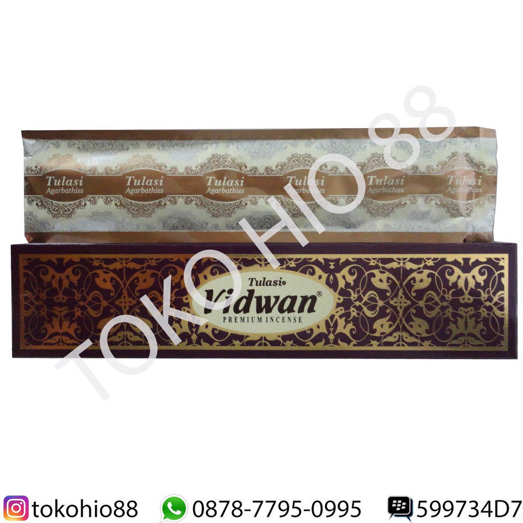 Hio / Dupa India Wangi Merk Tulasi Vidwan Incense Sticks Aromateraphy