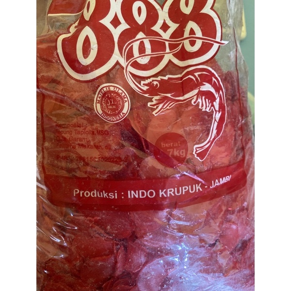 

Kerupuk Merah 888 Jambi 1 kg