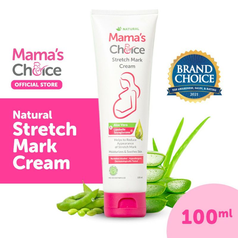 Mama's Choice Stretch Mark Cream/Menyamarkan Stretch Mark 100 ML