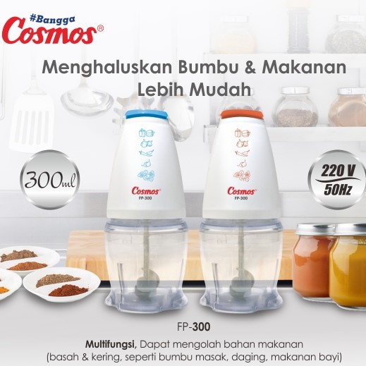 BLENDER MINI / FOOD PROCESSOR COSMOS FP300 / FP 300 ORIGINAL 100% TERMURAH !