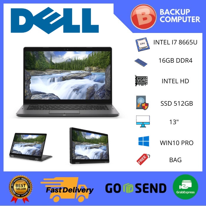 DELL LATITUDE 5300 i7 2in1 i7 8665U 16GB DDR4 / 512GB SSD W10 PRO