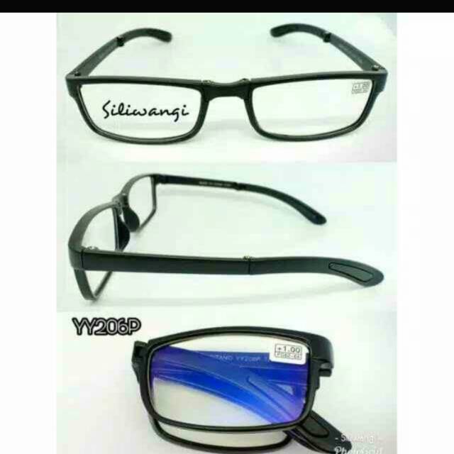 Kacamata lipat bisa pake plus minus juga