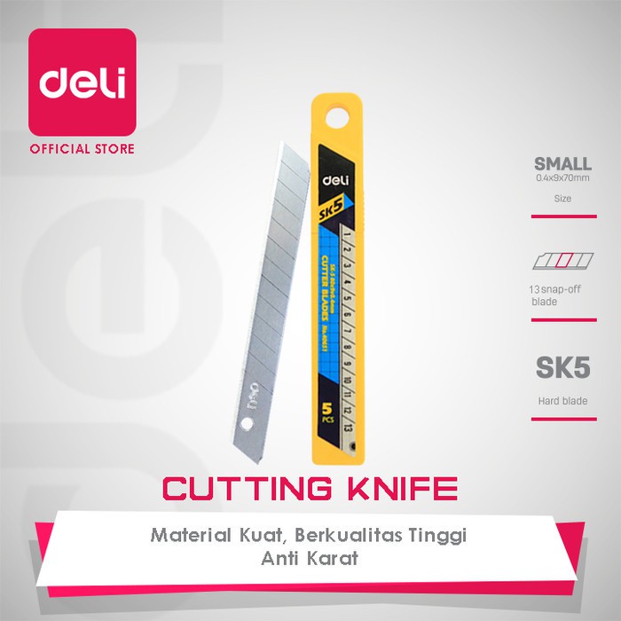 

Isi Cutter DELI Anti Karat - W40651 refill cutter