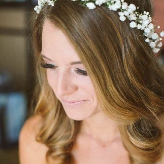 FLOWER CROWN BABY BREATH ASLI/ FRESH BABY BREATH HEADPIECE DEWASA