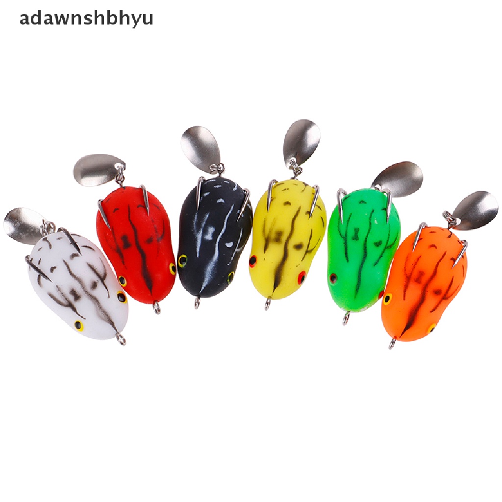 Adawnshbhyu 1PC Soft Frog Fishing Lure Kait Ganda water Ray Frog Umpan Lembut Buatan