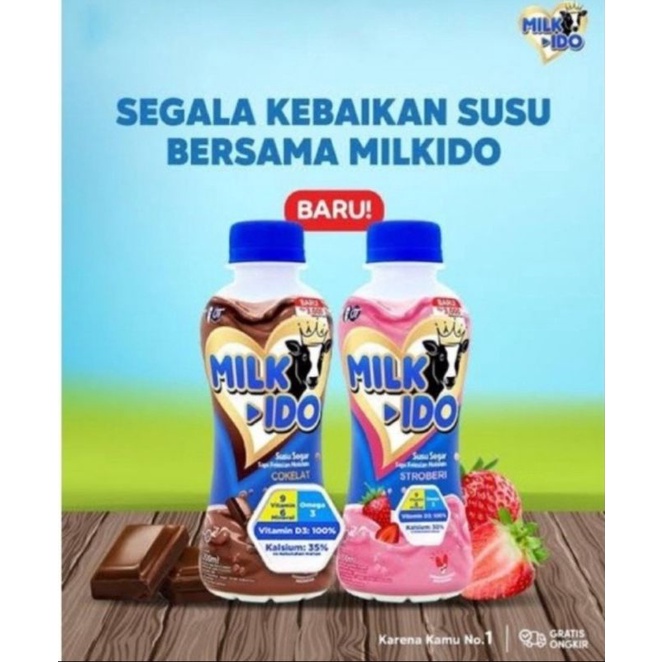 

SUSU MILKIDO COKLAT STRAWBERRY 200 ml