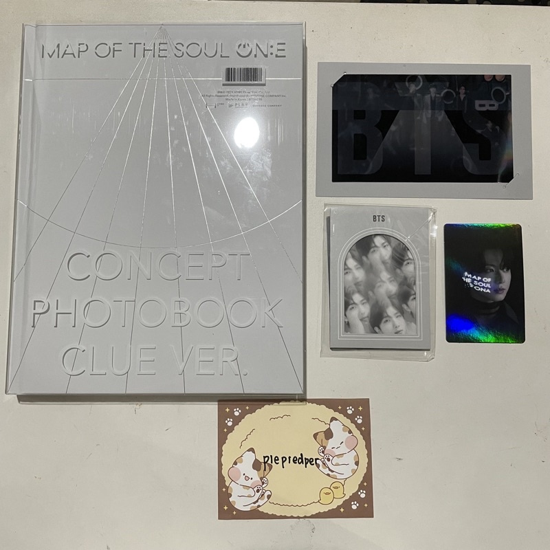 bts jungkook jk holo mcb mots on:e concept photobook clue set photocard pc map of the soul fullset
