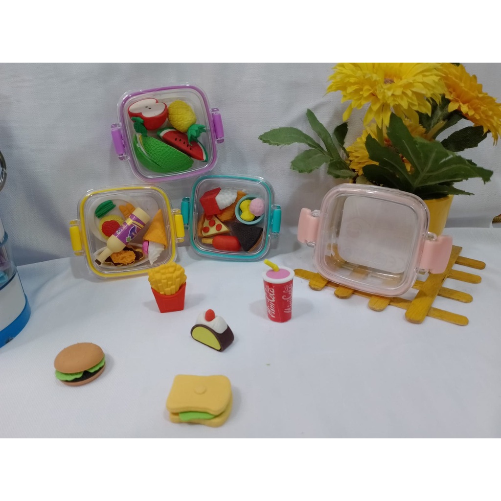 PENGHAPUS LUCU DALAM KOTAK MINI ERASER CUTE BANYAK PILIHAN MODEL UNIK ALAT TULIS KARET HAPUS LENGKAP PERALATAN MENULIS ANAK KUALITAS TERBAIK HARGA TERMURAH