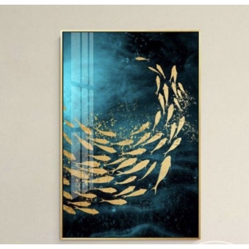 Custom Lukisan Kanvas Berkualitas Ukuran Besar