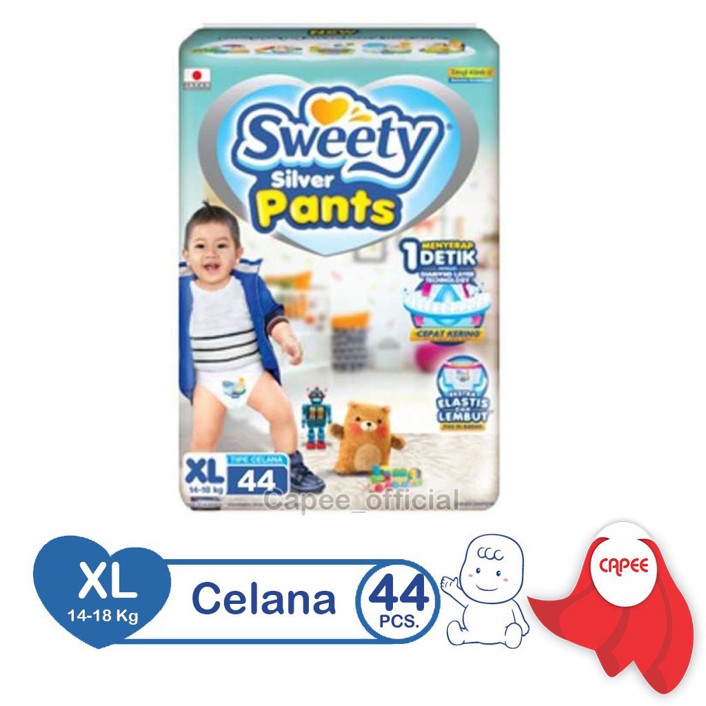 Pampers Sweety Silver Pants XL 44
