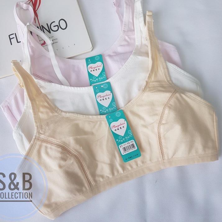 [3 pcs] MINI SET REMAJA | SPORT BRA REMAJA | MINISET ANAK POLOS | MINISET KAIT REMAJA Z04U