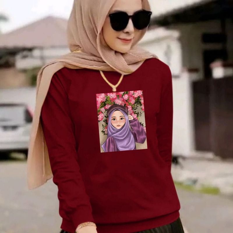 COD/DS/BAJU SWEATER HIJAB 3 (M-L-XL)